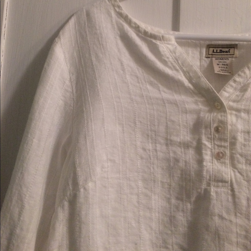 LL Bean linen tunic